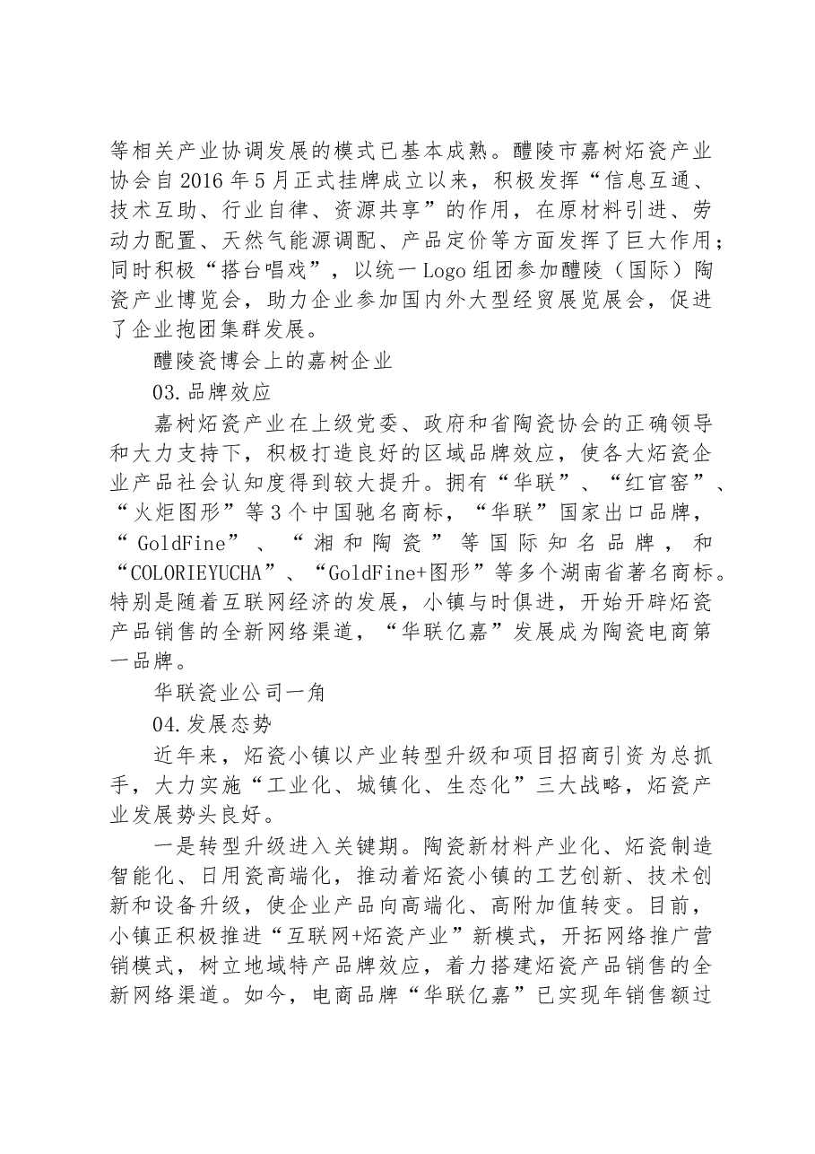 醴陵市嘉树镇日用炻瓷产业调研报告.docx,第3页预览