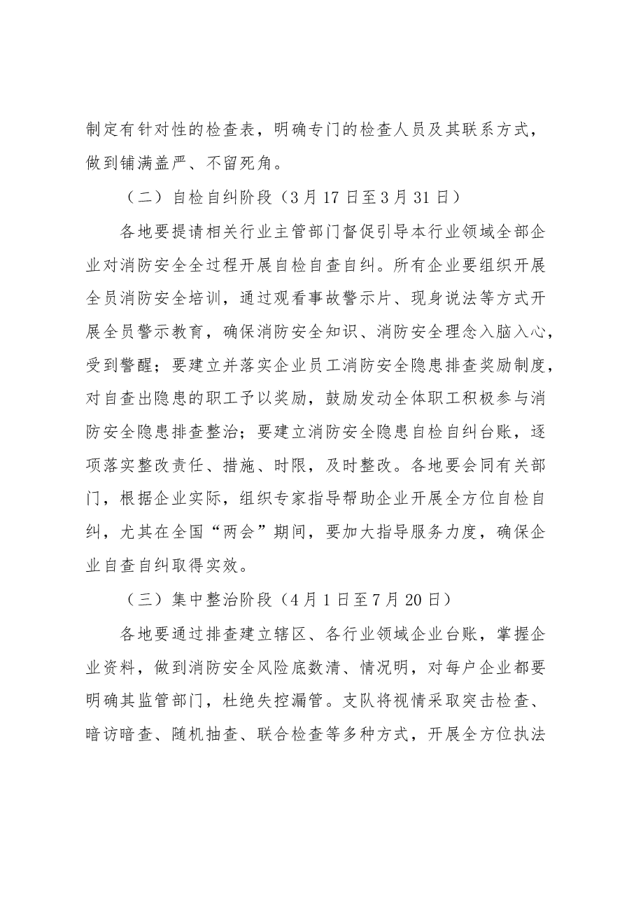 消防安全风险隐患大排查大整治行动方案.docx,第4页预览