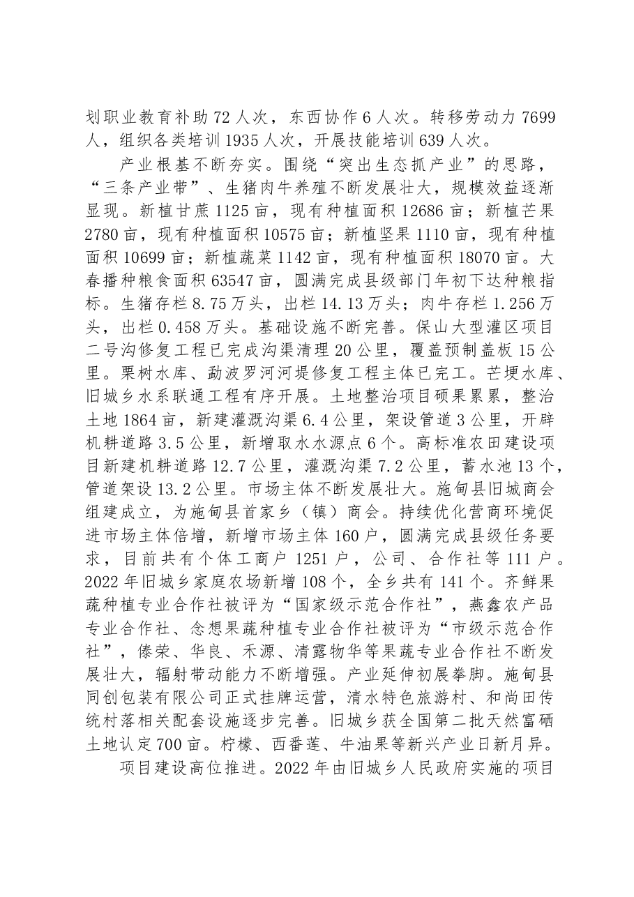 旧城乡2023年政府工作报告.docx,第3页预览