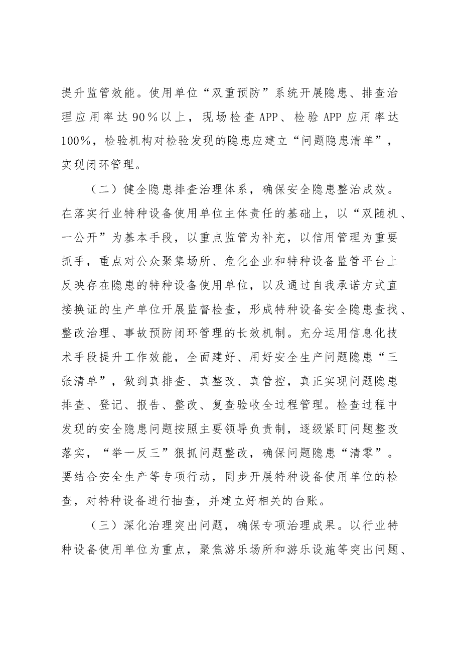 行业特种设备安全专项整治工作方案.docx,第2页预览