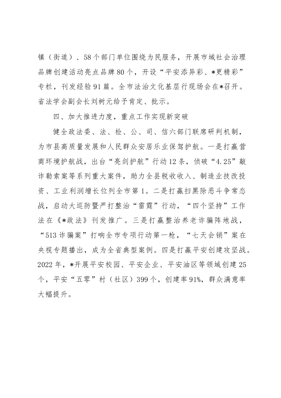 在市委政法工作会议上的典型发言材料.docx,第3页预览