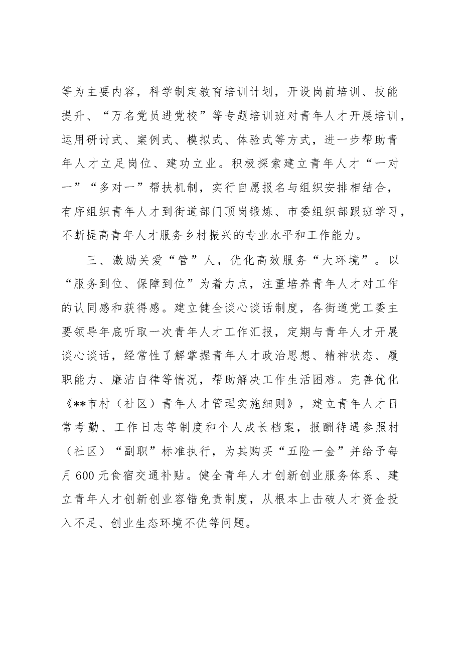 乡村振兴青年人才队伍建设工作汇报.docx,第2页预览