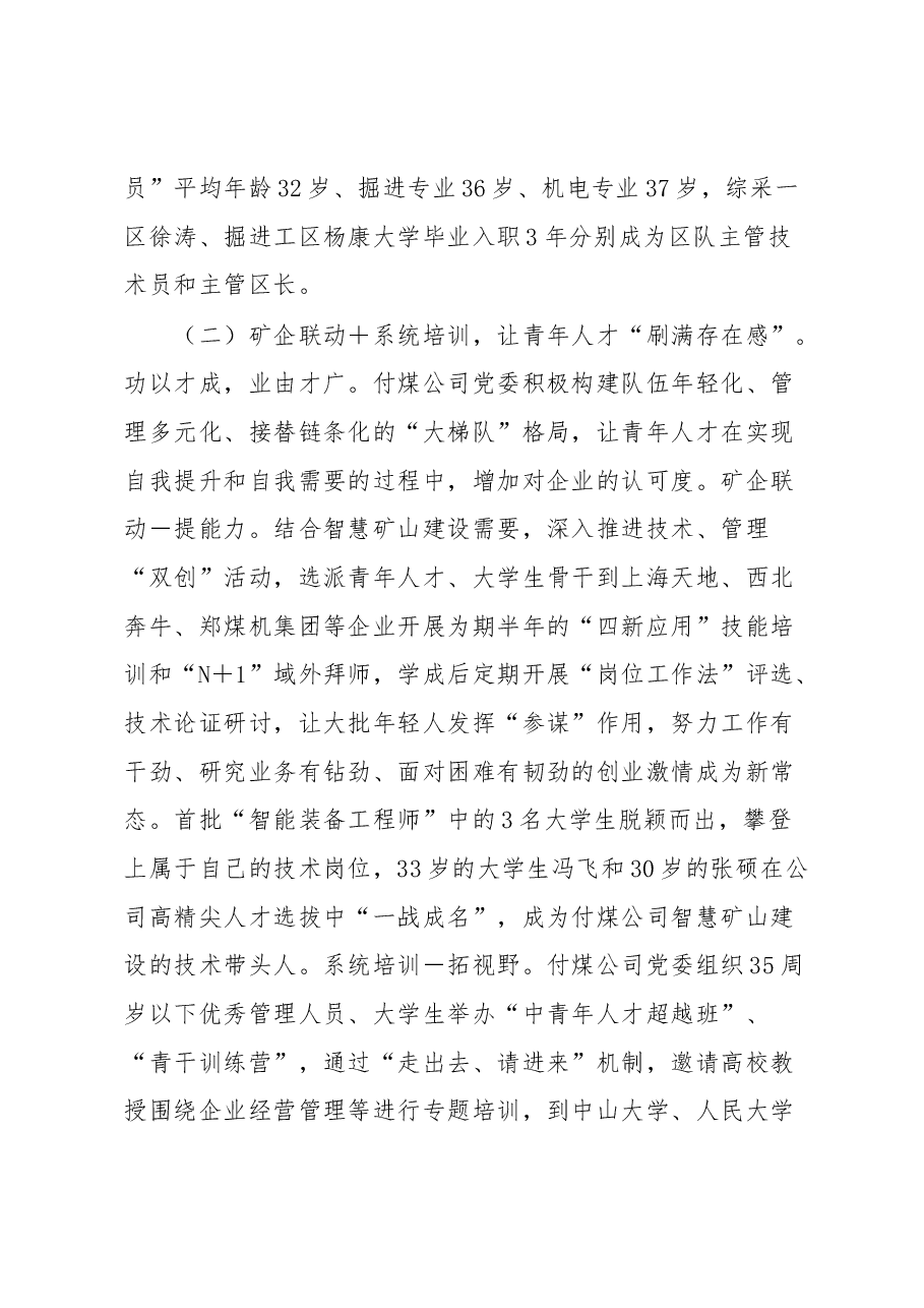 经验材料:运用“4+”机制激活“8大要素”构建青年人才成才长效机制.docx,第3页预览