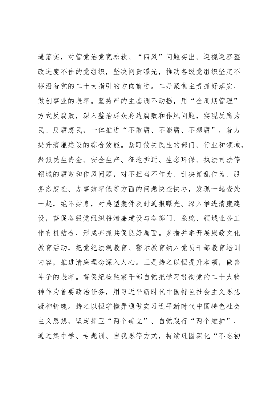 纪检监察干部重温讲话学习研讨发言.docx,第2页预览