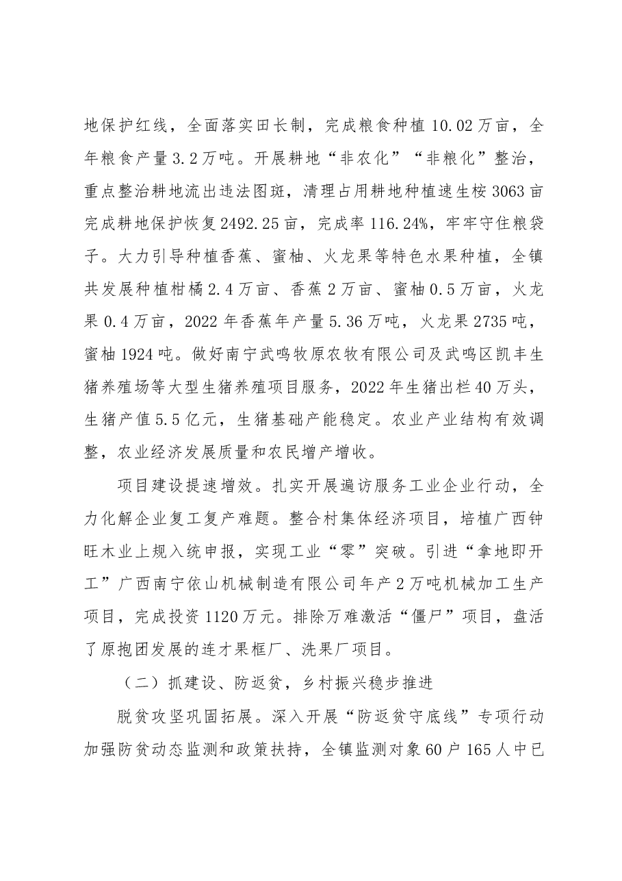 关于2022年度镇政府工作报告.docx,第2页预览