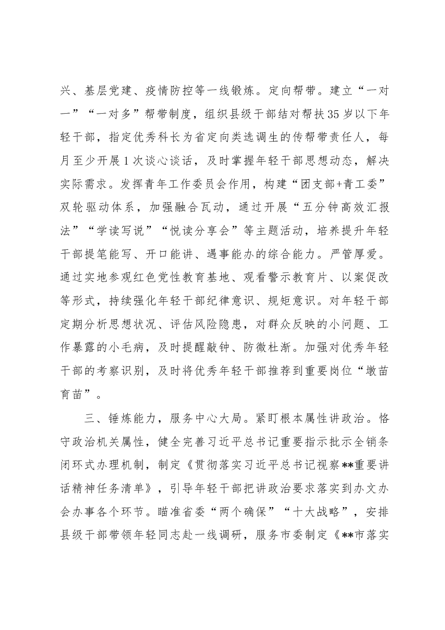 在全市年轻干部工作座谈会上的发言.docx,第3页预览