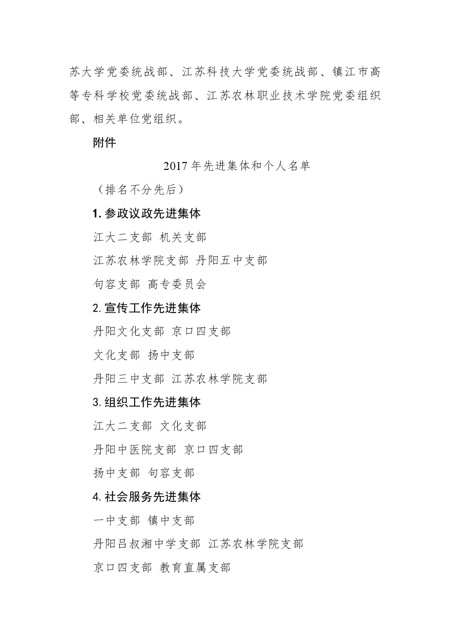 关于表彰2017年先进集体和个人的决定.docx,第2页预览