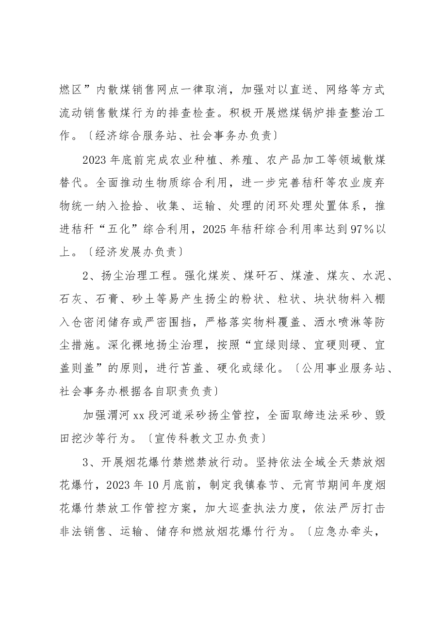 xx镇大气污染治理(2023-2027年)专项行动工作方案.docx,第2页预览