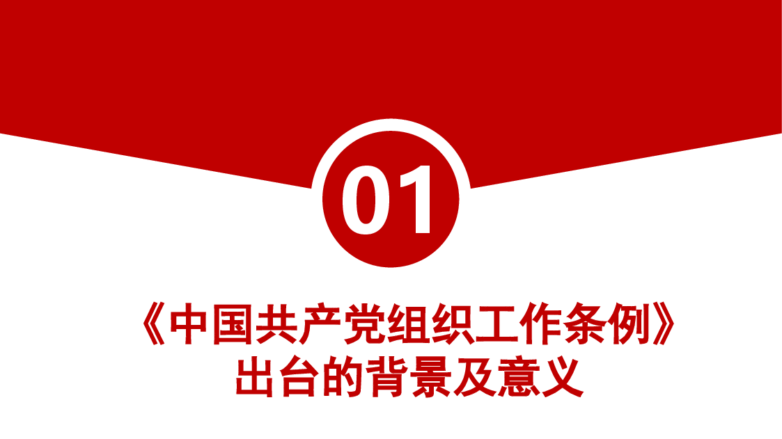 经典红色《中国共产党组织工作条例》解读(PPT).pptx,第4页预览