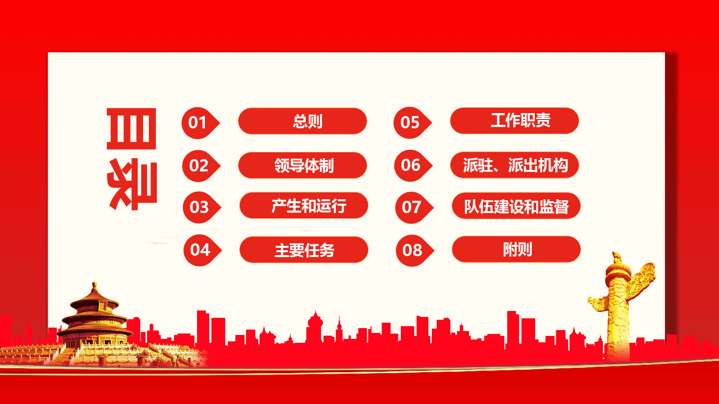 经典红色中国共产党纪律检查委员会工作条例党课PPT.pptx,第2页预览