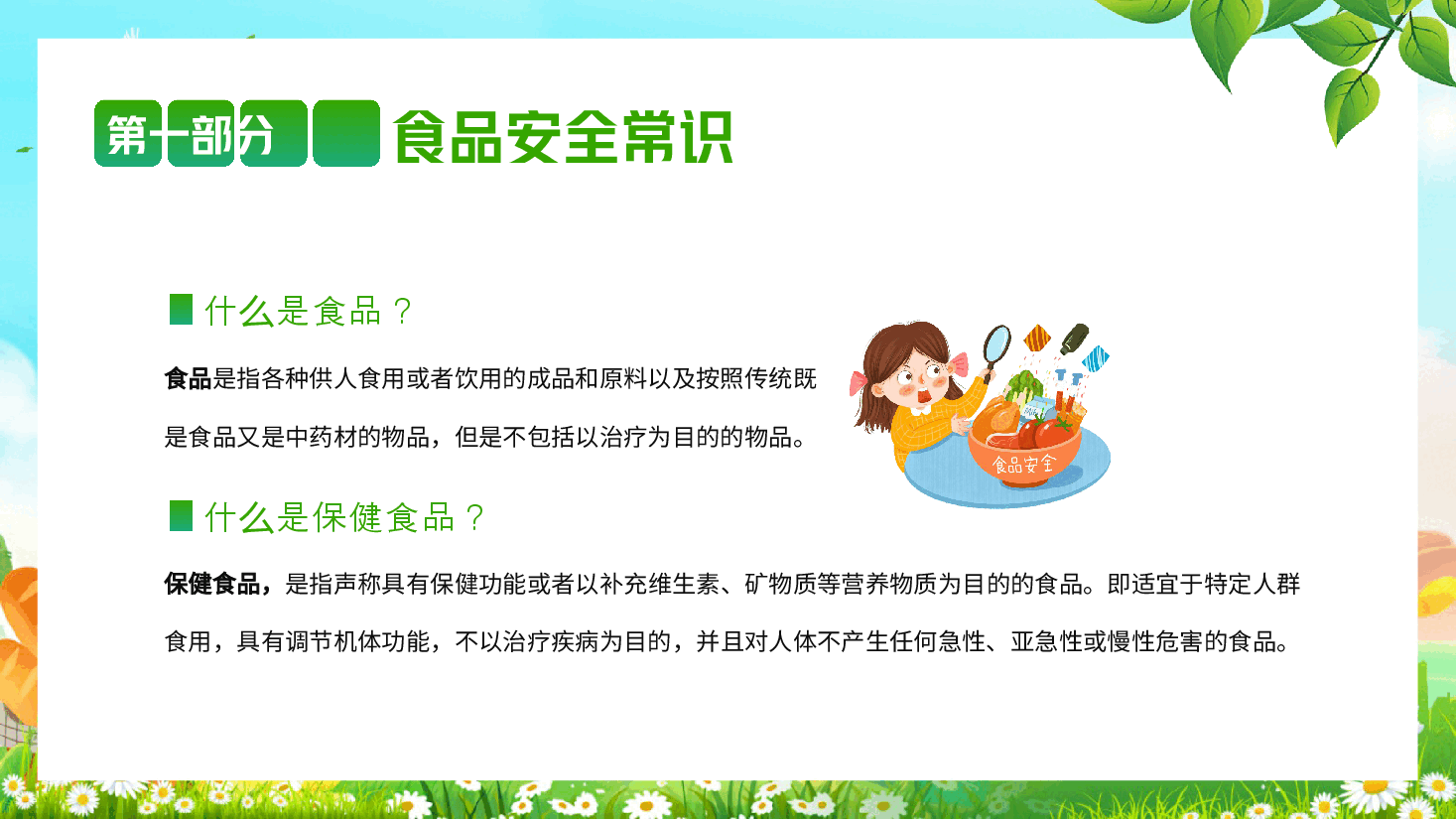 蓝色简约风315食品安全PPT.pptx,第4页预览