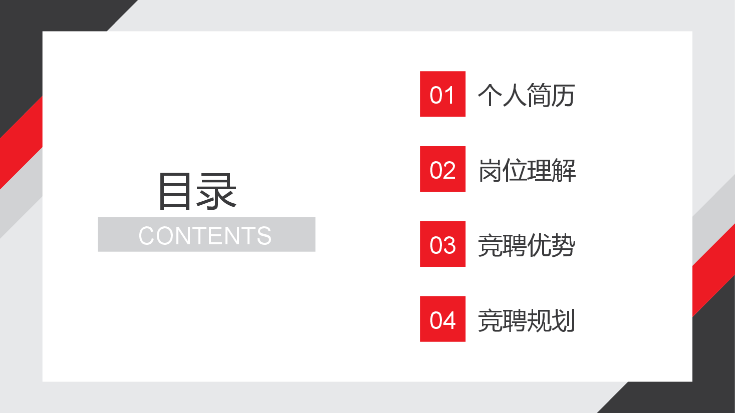 简约商务风岗位竞聘述职报告PPT.pptx,第2页预览