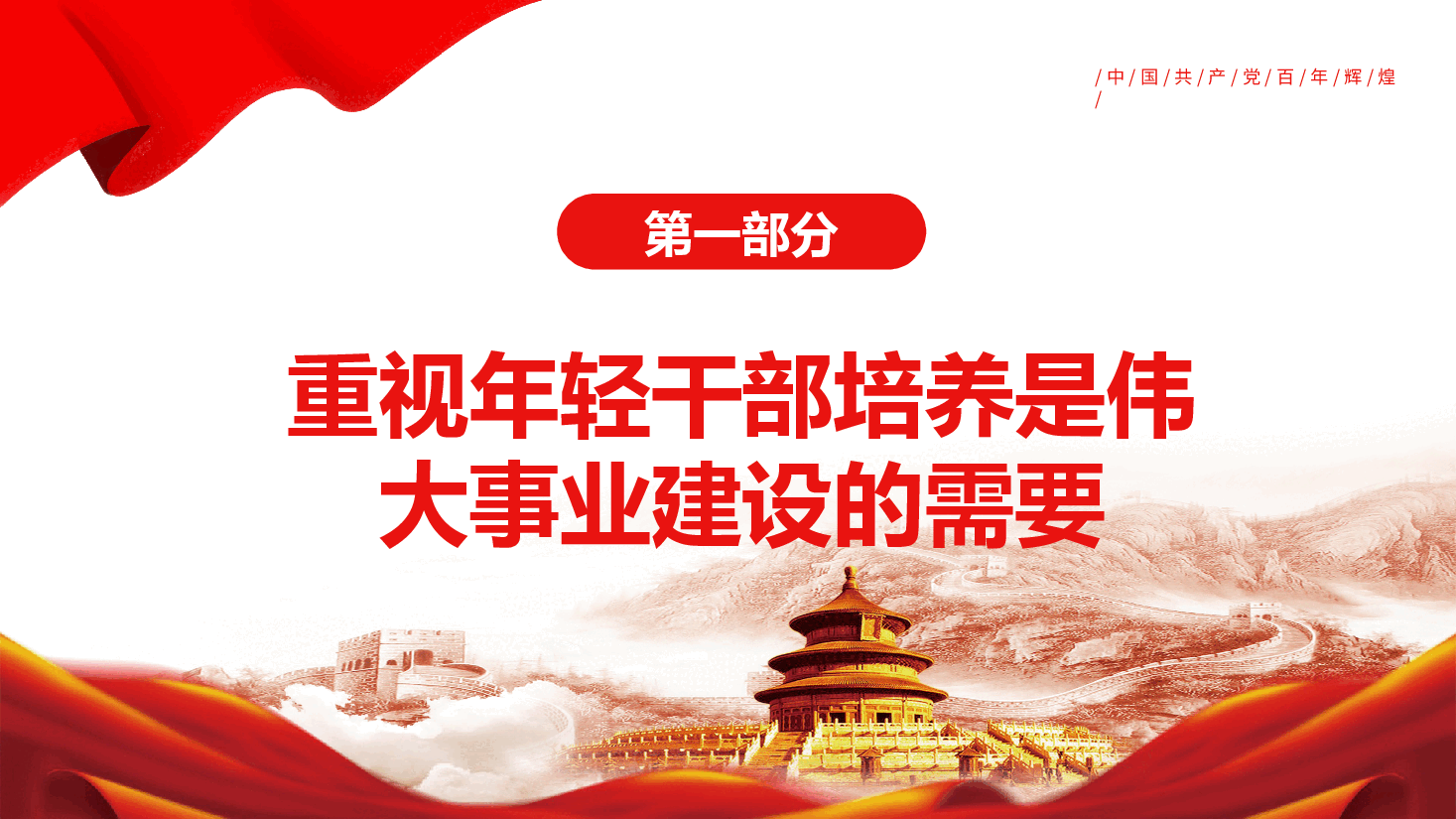 经典红色年轻干部是党和国家事业发展的希望之2022年党支部党员培训专题课件PPT.pptx,第4页预览