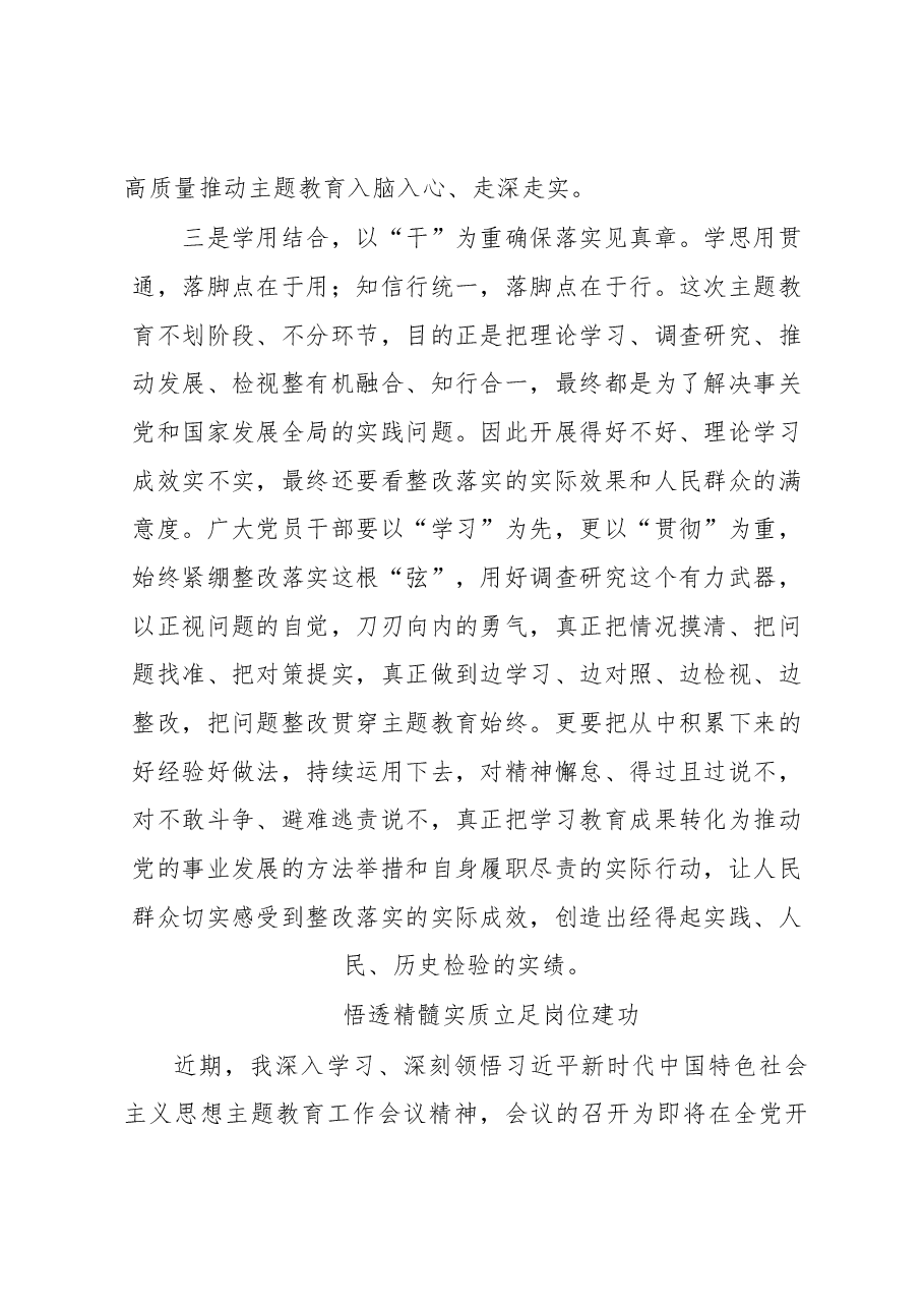 (10篇)学习贯彻党内主题教育研讨发言材料汇编.docx,第4页预览
