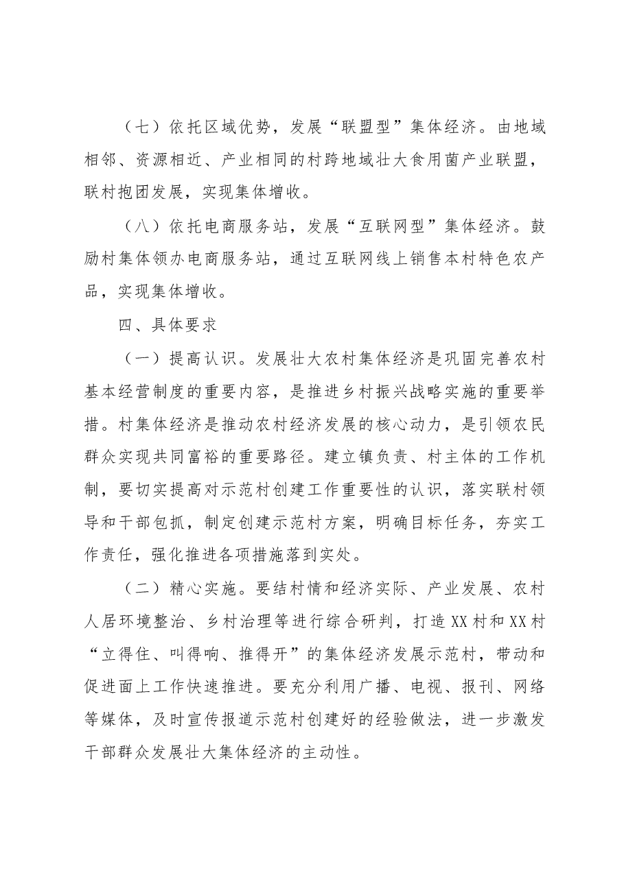 XX镇2023年村集体经济发展示范村创建方案.docx,第4页预览