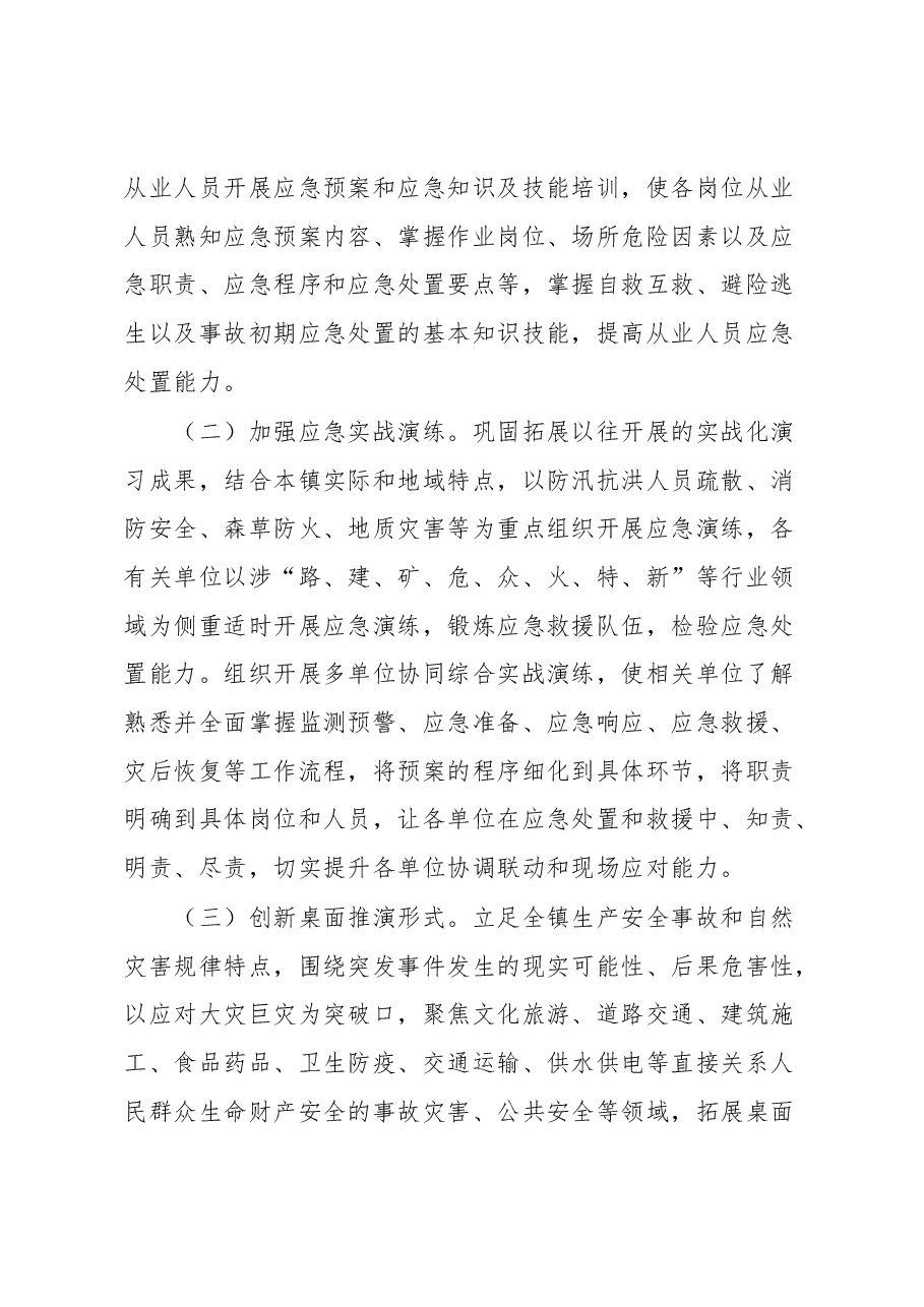 2023年全镇应急保障工作要点.docx,第4页预览
