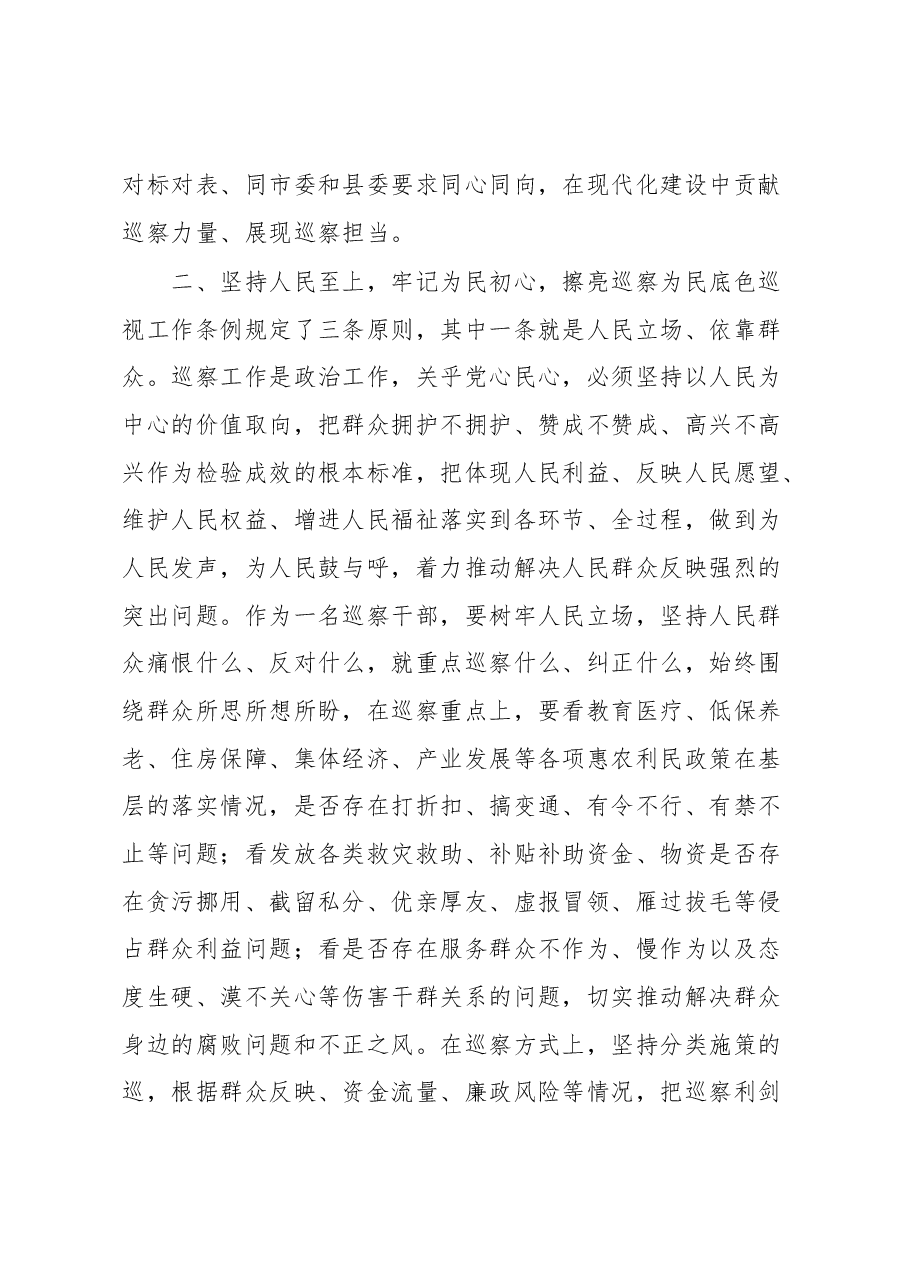 巡察干部在纪检监察干部队伍教育整顿研讨交流会上的发言.docx,第3页预览