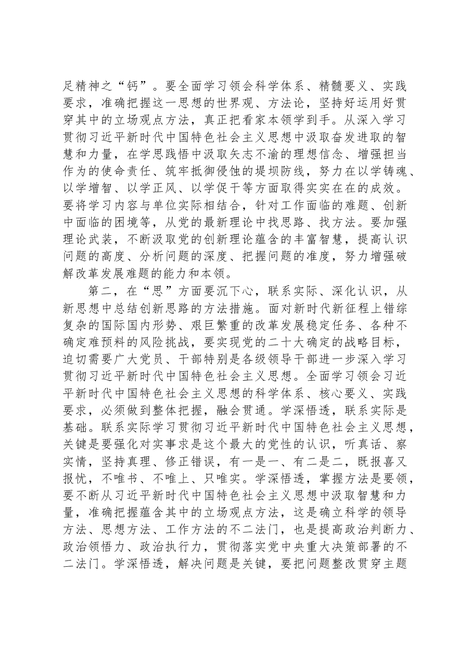 在2023年主题教育专题学习研讨会上的发言.docx,第2页预览