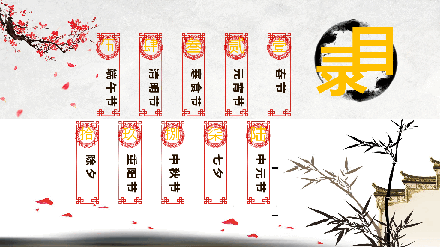 中国文化之传统节日清新中国风PPT.pptx,第3页预览