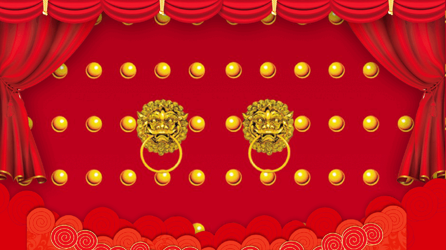 红色喜庆中国风大气新春开门红企业年终总结誓师大会PPT模板.pptx,第2页预览