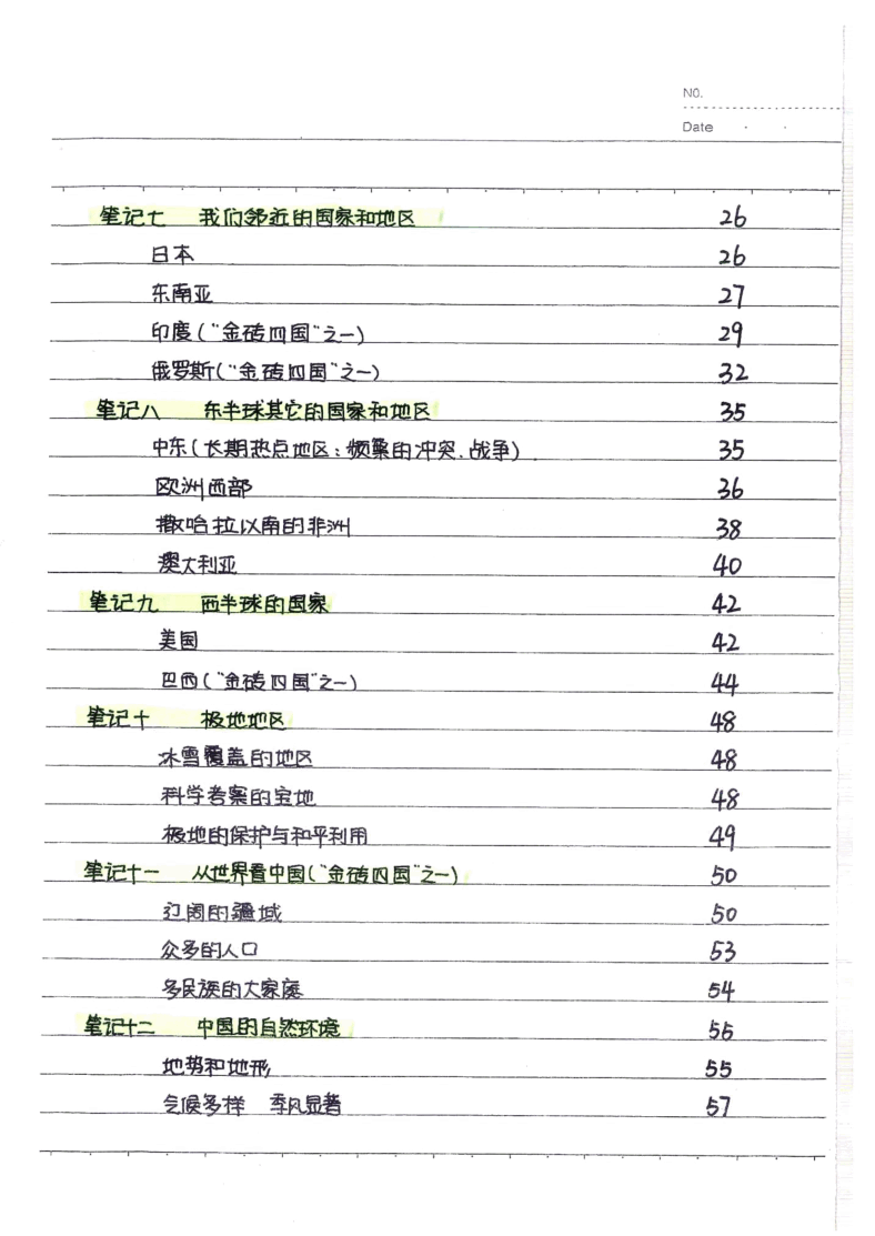 中考地理状元笔记典藏版.pdf,第4页预览