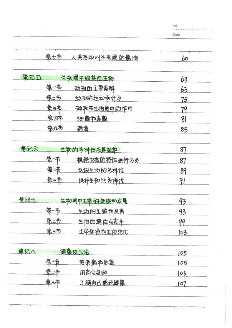 中考生物状元笔记典藏版.pdf,第4页预览
