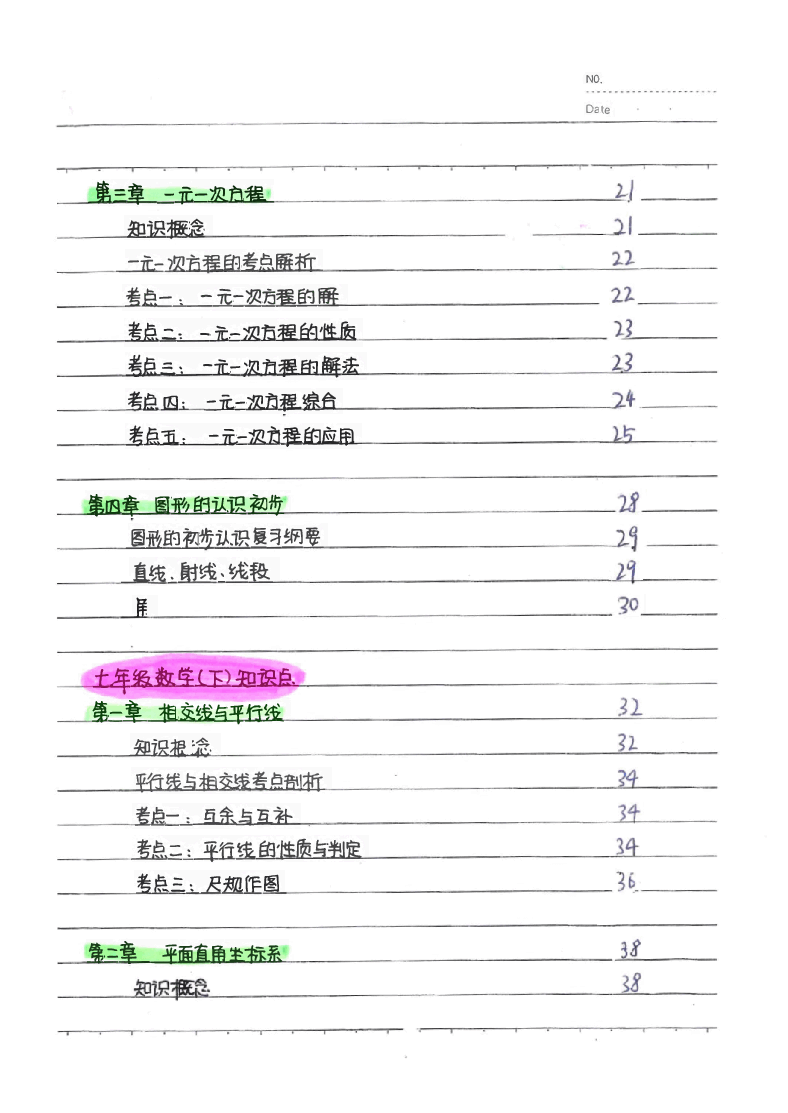 中考数学状元笔记典藏版.pdf，第2页预览