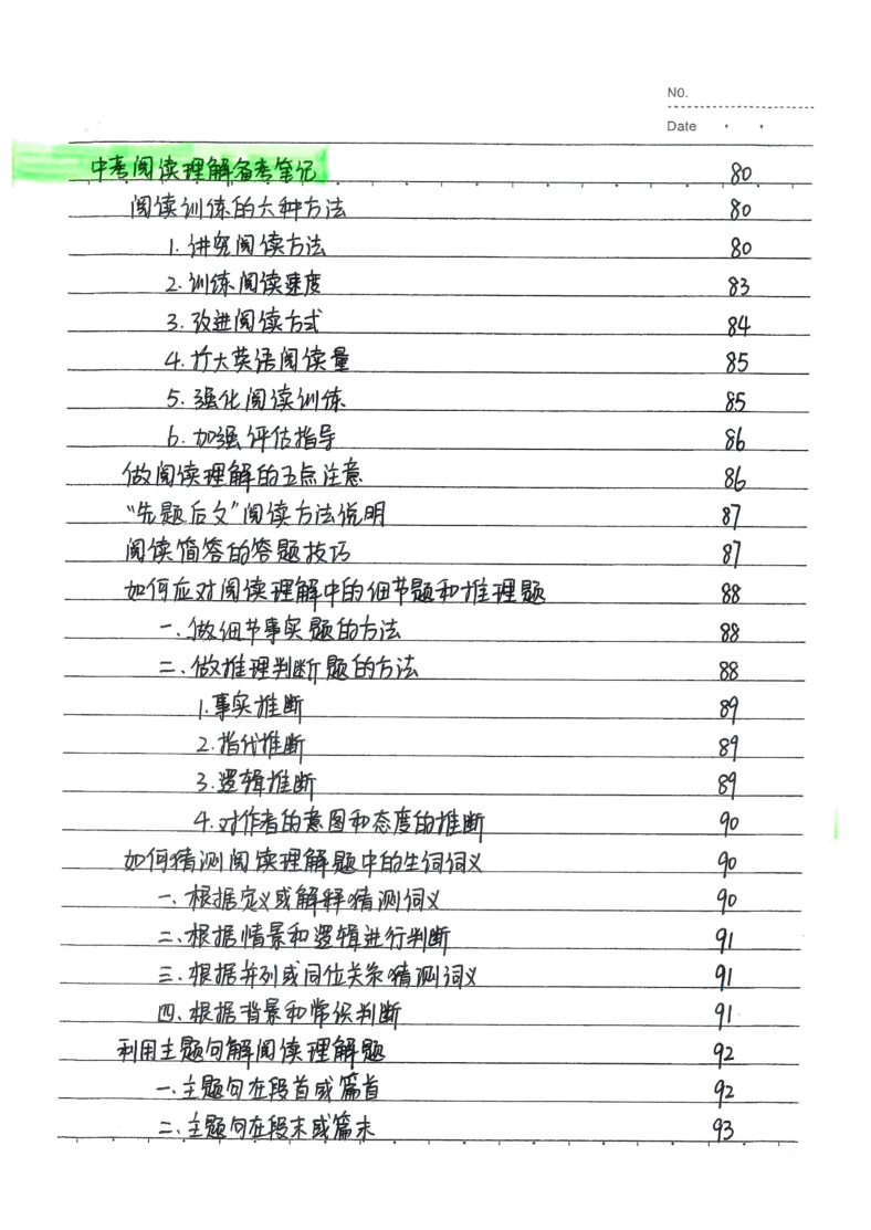 中考英语状元笔记珍藏版.pdf,第2页预览