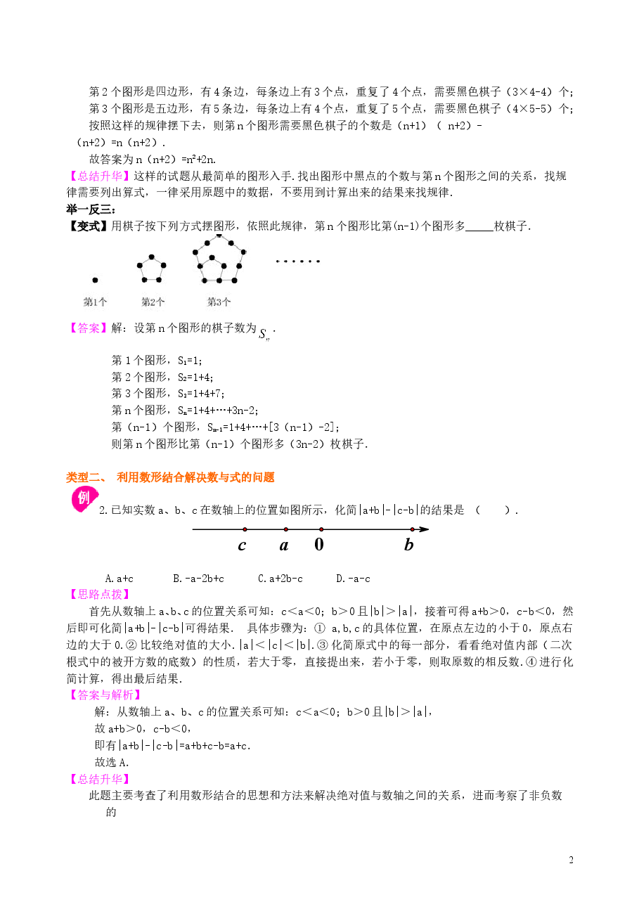 中考数学冲刺：数形结合问题--知识讲解（基础）.doc，第2页预览