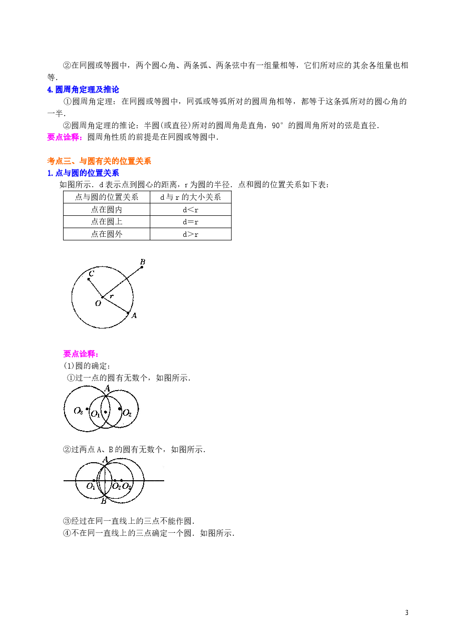 中考数学总复习：圆综合复习--知识讲解（提高）.doc，第3页预览