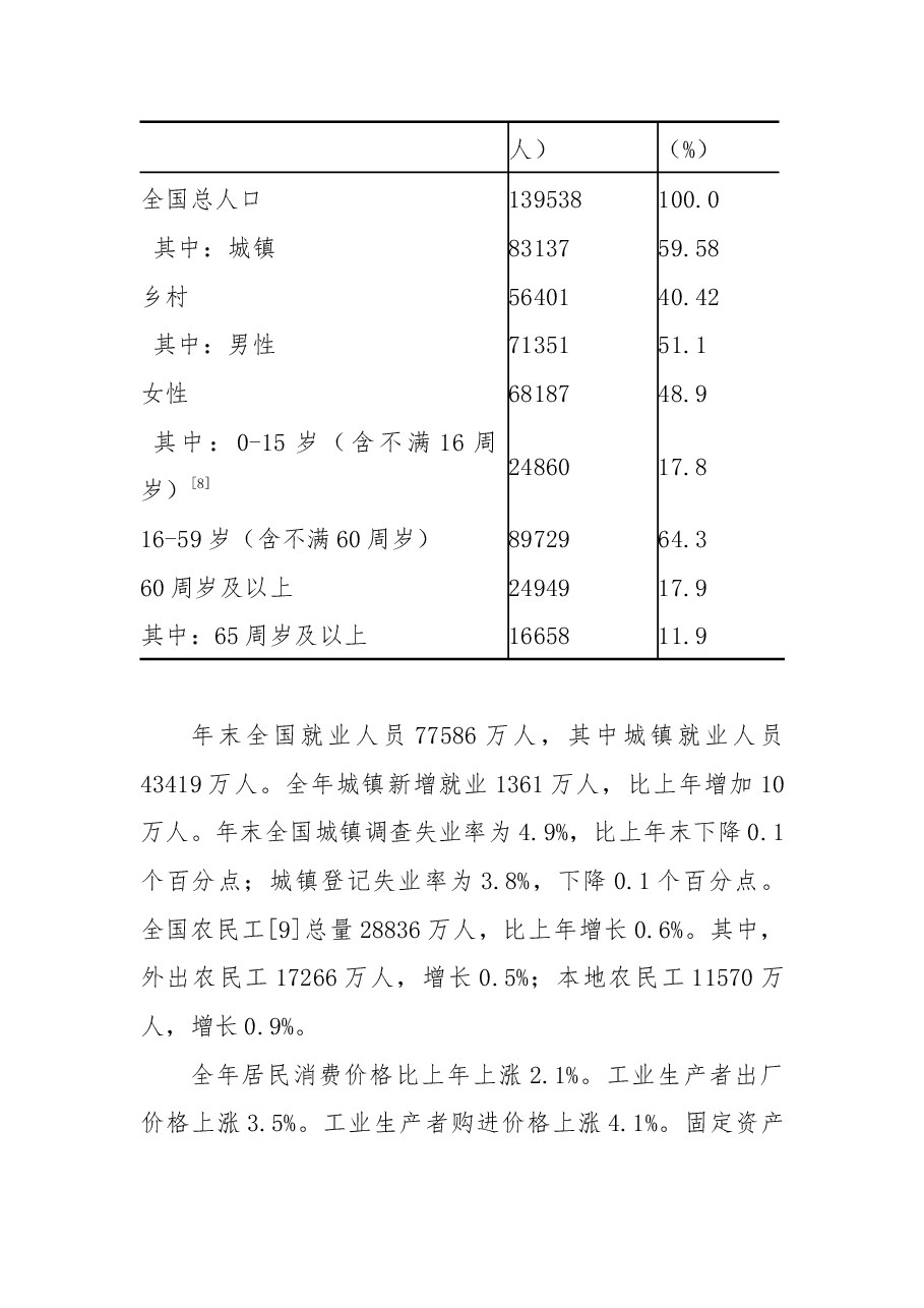 2018年国民经济和社会发展统计公报.docx,第3页预览