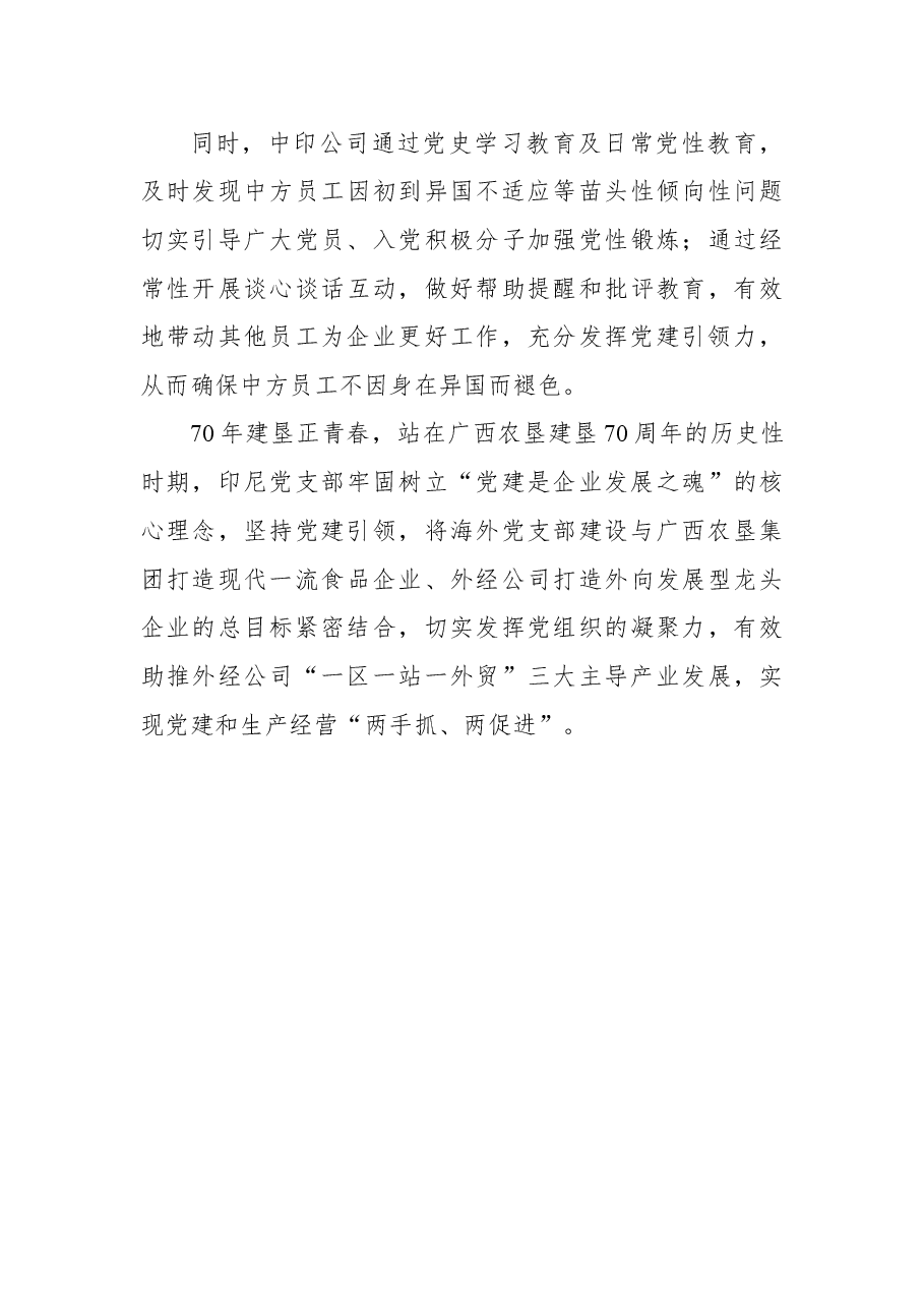 广西农垦外经公司党总支印尼党支部党建工作纪实.docx,第4页预览