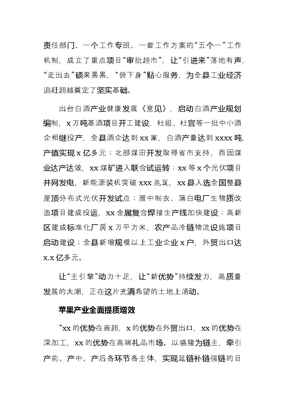 2021年经济社会高质量发展综述区县.docx,第3页预览
