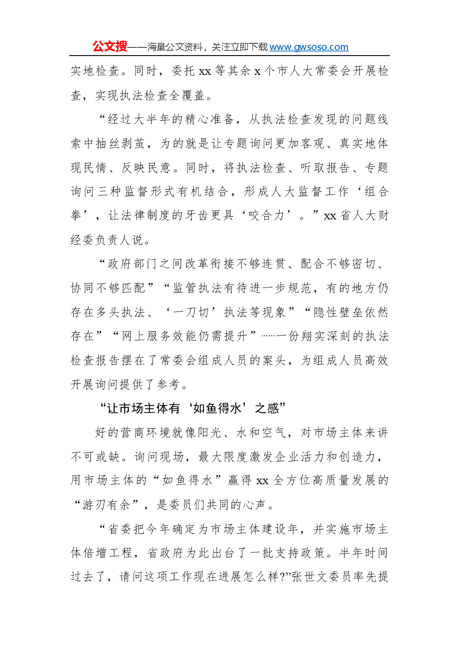 人大常委会开展优化营商环境专题询问工作纪实.docx,第3页预览