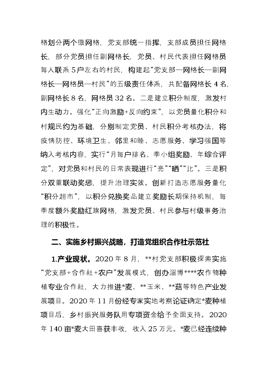 党建引领促发展共建美丽新家园——农村党建典型材料.docx,第2页预览