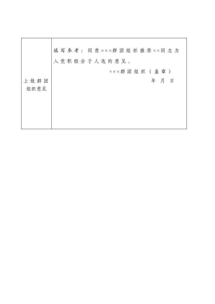 入党积极分子人选推荐表(群团组织推优).doc,第2页预览