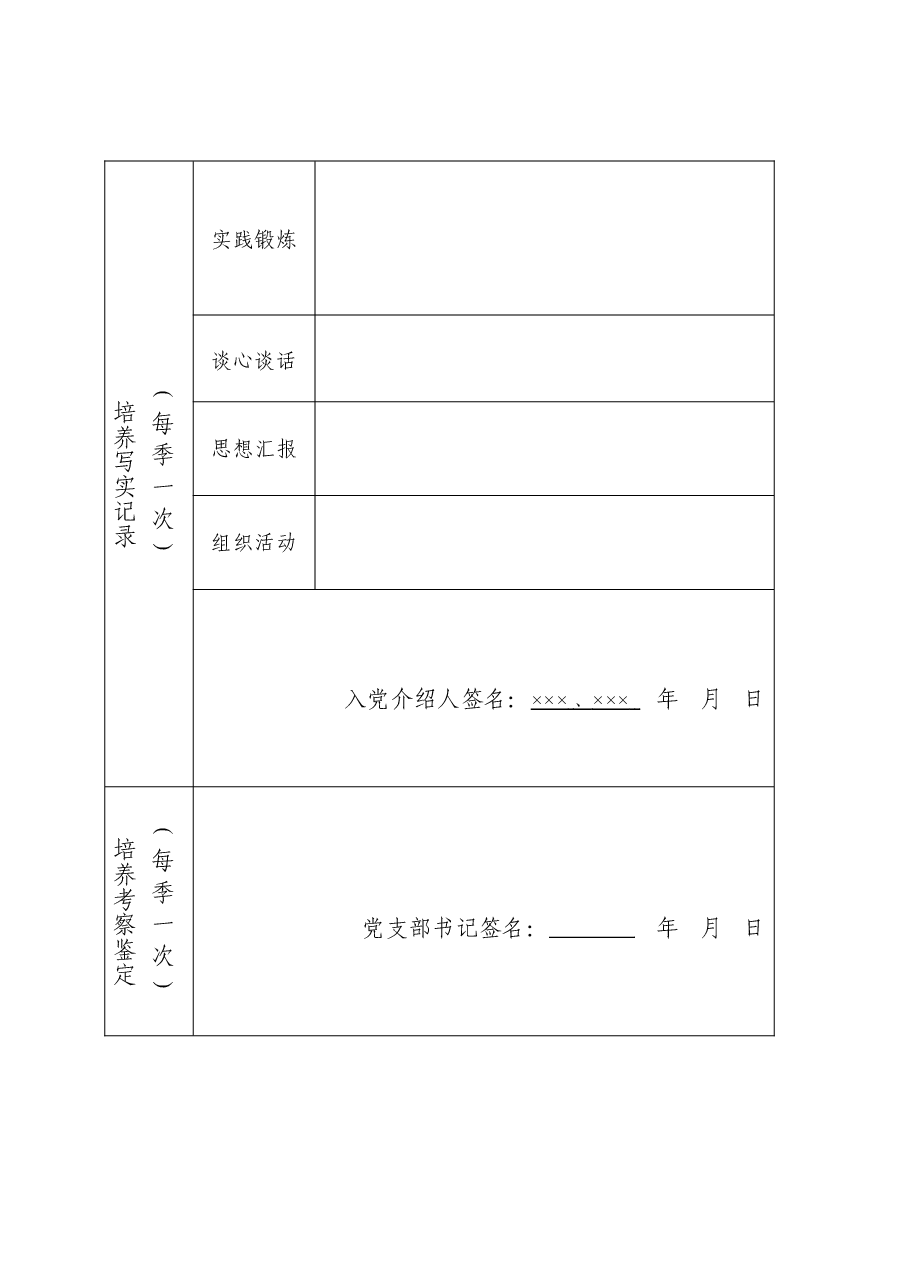 预备党员考察表.doc,第2页预览