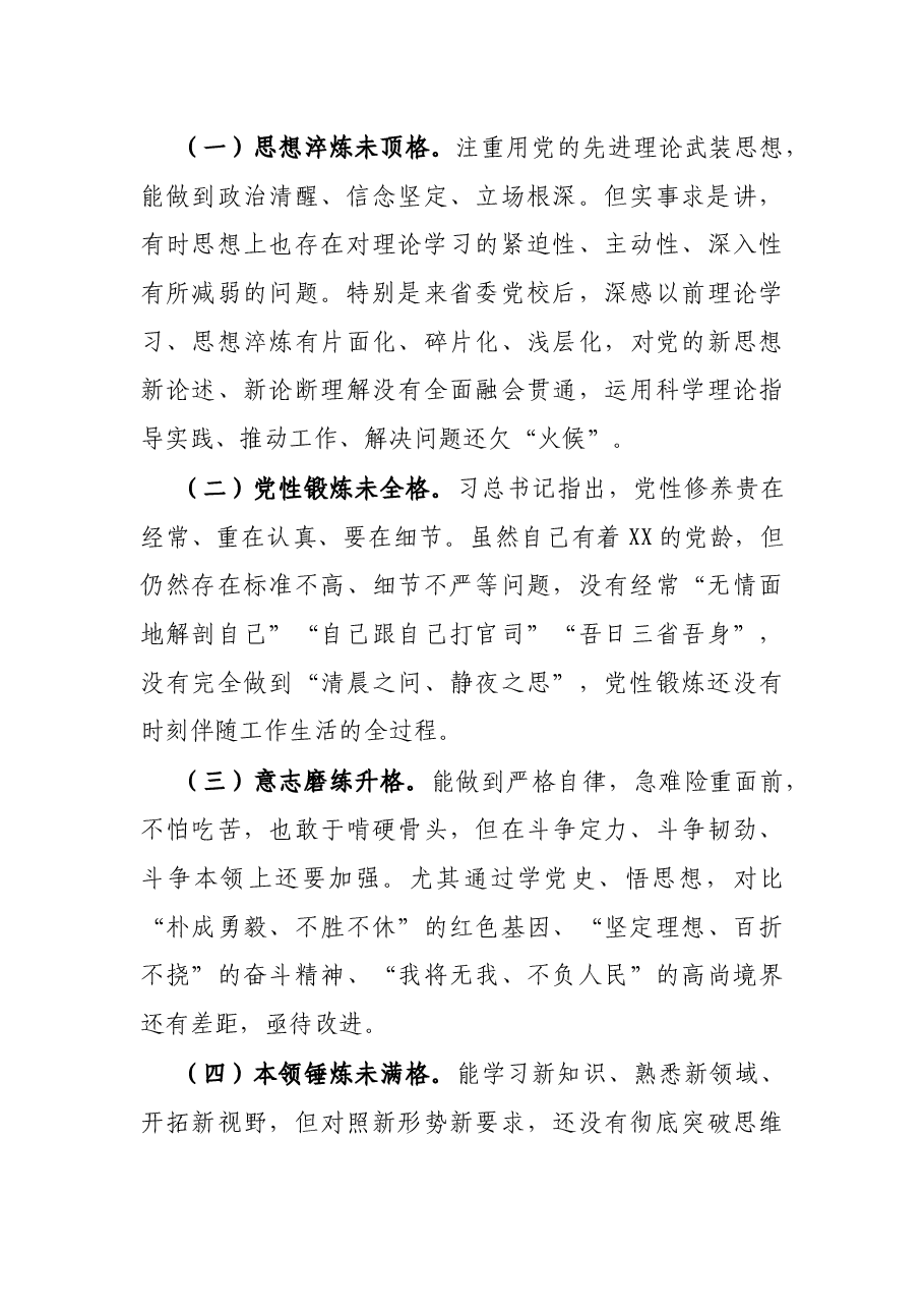 X县长党性分析材料.docx,第3页预览