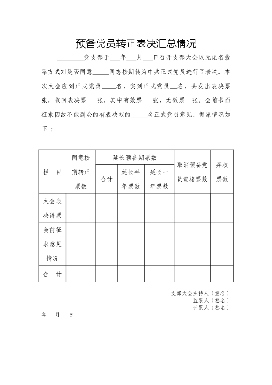 预备党员转正表决汇总情况.docx,第1页预览