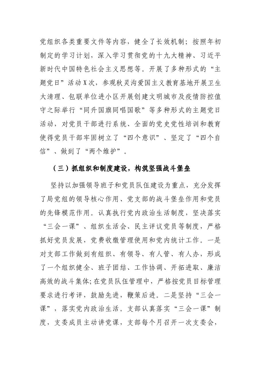 X县财政局党支部党建工作汇报.docx,第3页预览