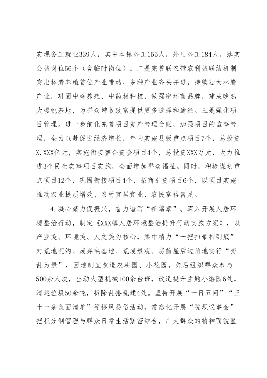 XX镇第一季度工作开展情况.docx,第3页预览