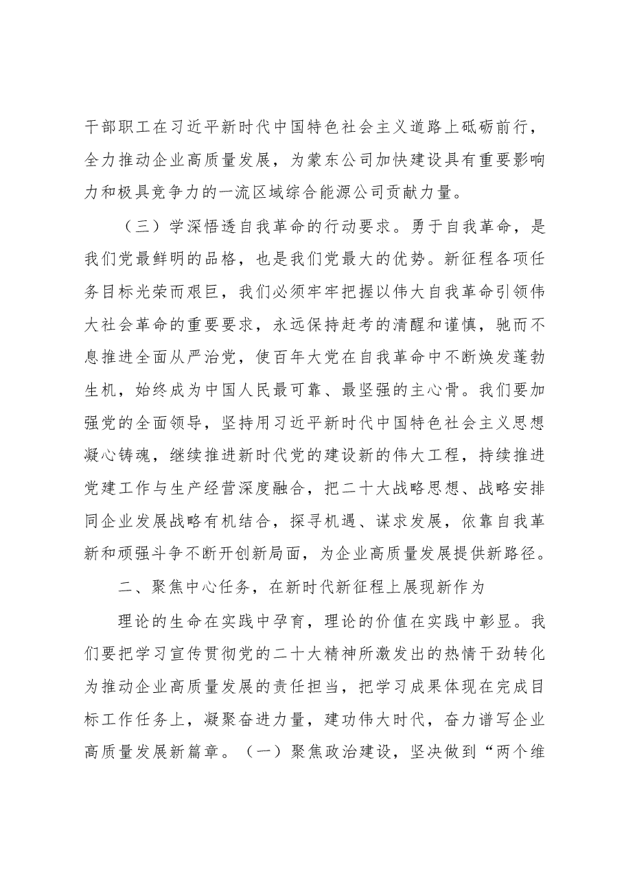 国企党课讲稿:在新时代新征程上展现新作为.docx,第3页预览