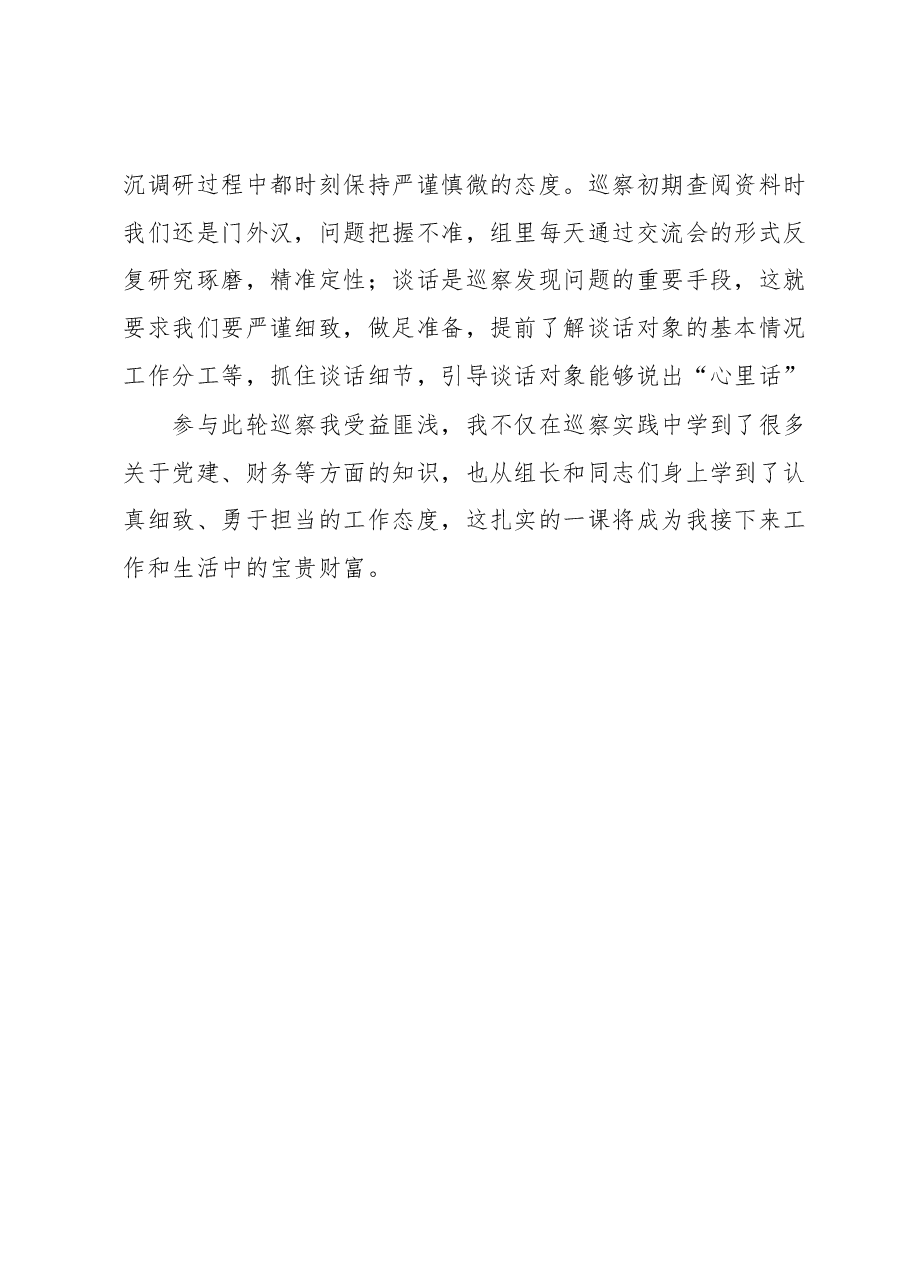 参加巡察工作心得体会.docx,第2页预览