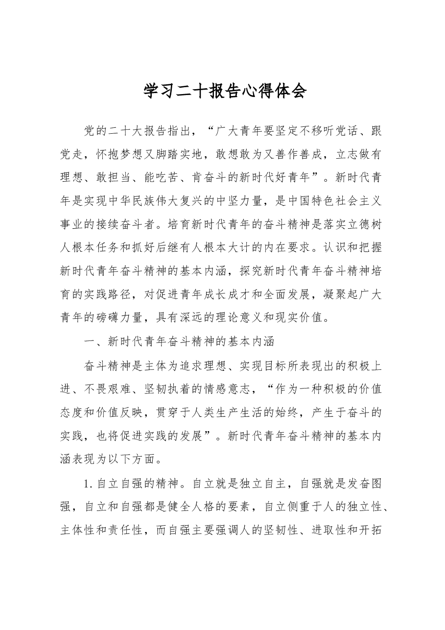 学习二十报告心得体会1.docx，第1页预览