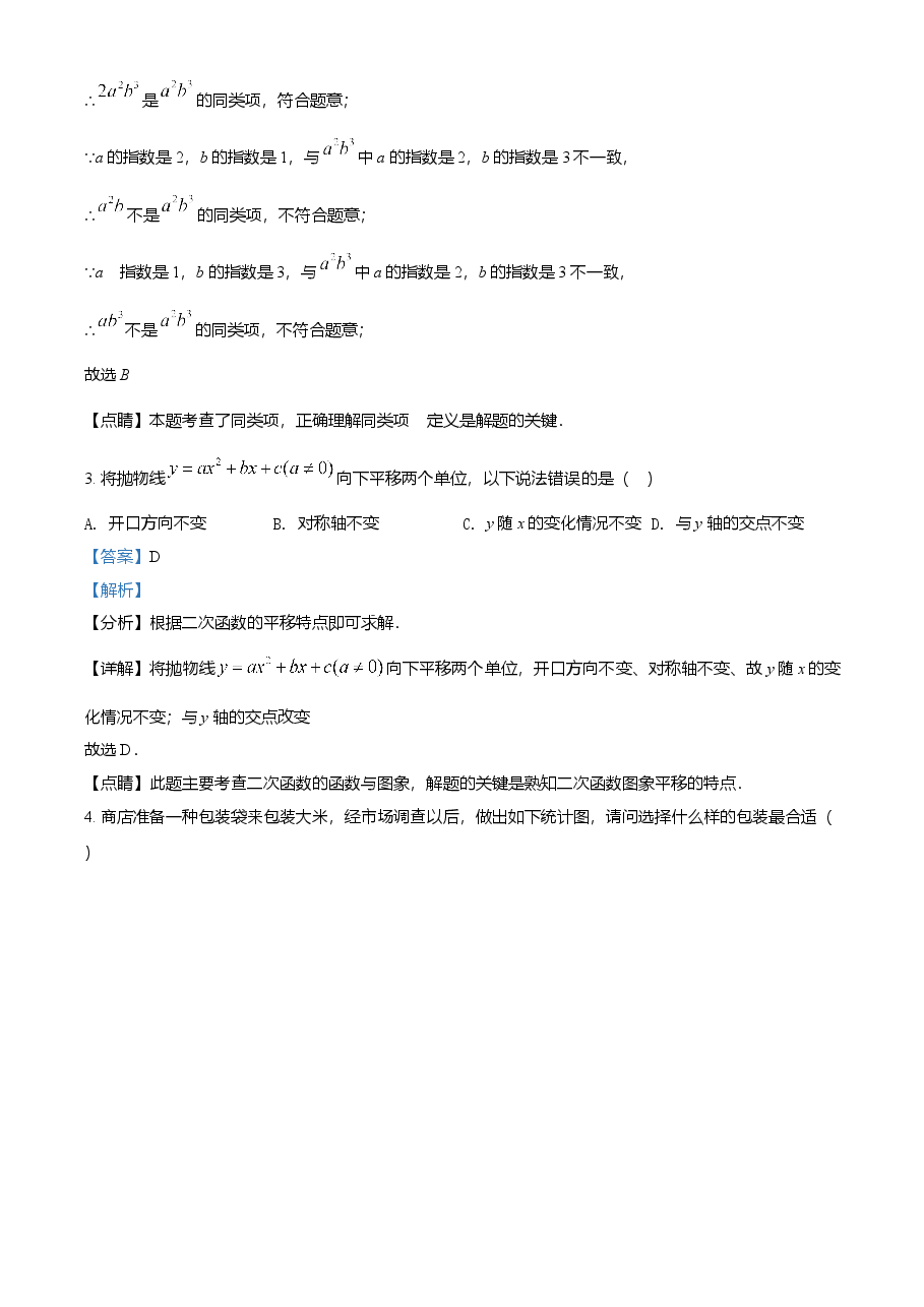 精品解析:上海市2021年中考数学真题(解析版).doc,第2页预览