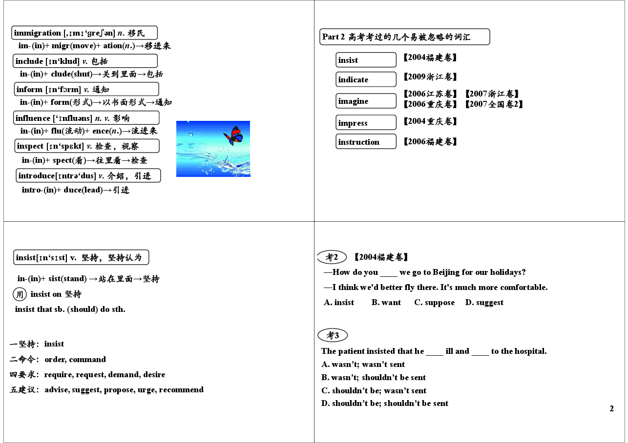 高考必背词汇+真题实战演练(7).pdf,第2页预览
