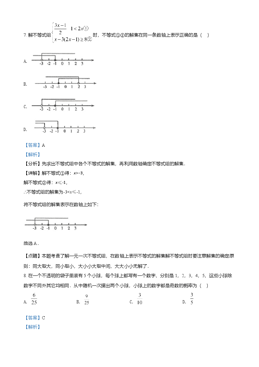精品解析:山东省威海市2021年中考数学真题(解析版).doc,第4页预览