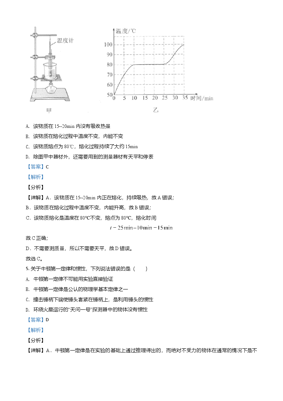 精品解析:2021年湖北省武汉市中考物理试题(解析版).doc,第3页预览