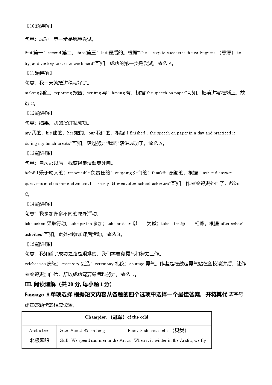 精品解析:辽宁省锦州市2021年中考英语试题(解析版).doc,第4页预览