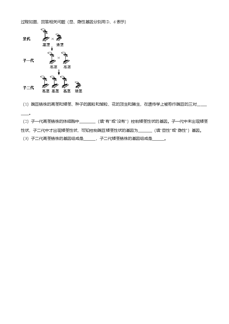 精品解析:湖北省随州市中考2021年中考生物试题(原卷版).doc,第4页预览
